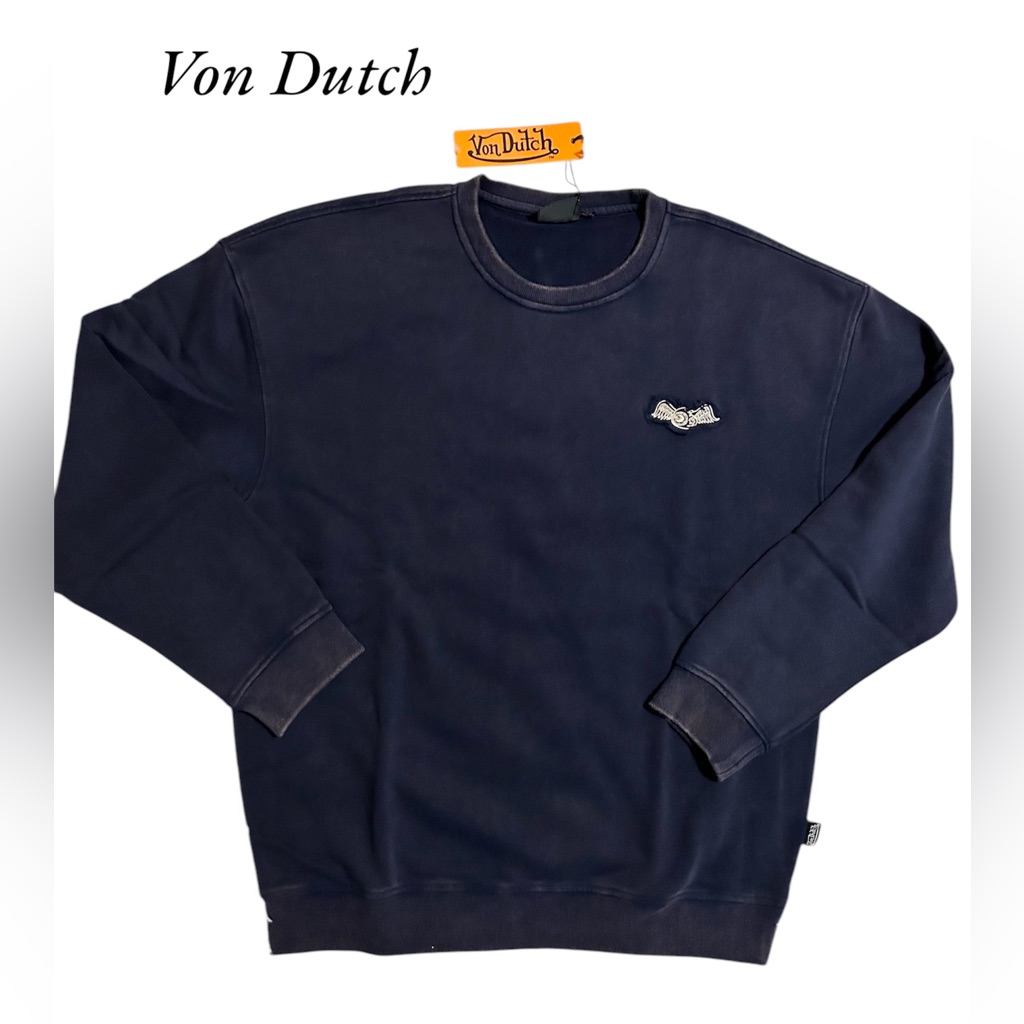 Von Dutch Cotton Long Sleeve Sweatshirt